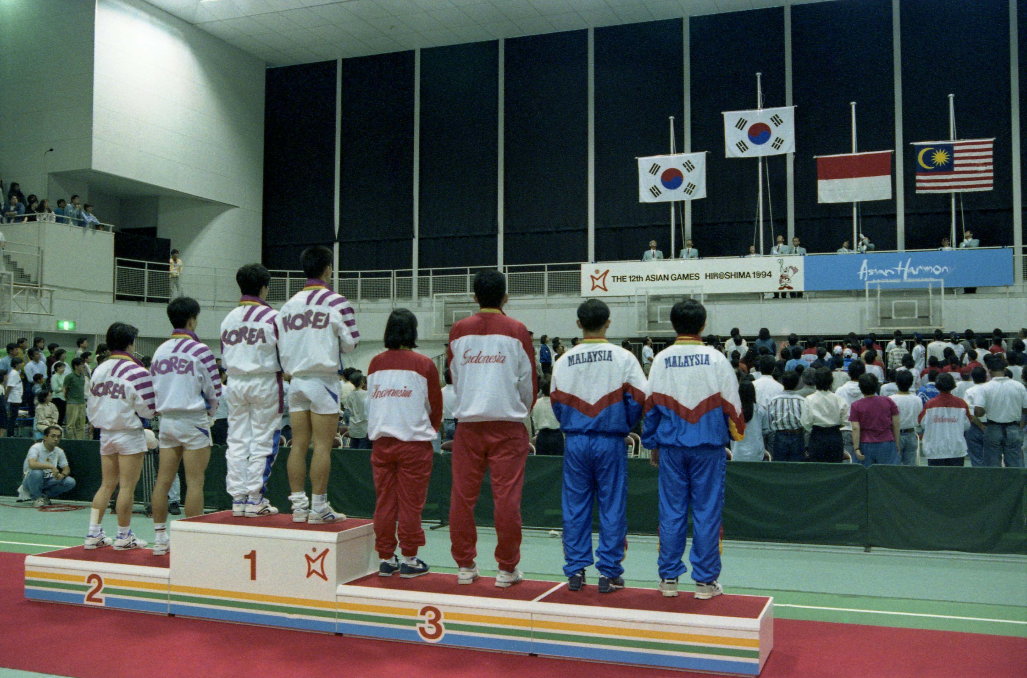 제12회 히로시마 아시아경기대회 배드민턴(혼합복식 결승)