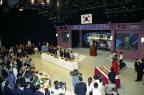 김종필 국무총리 아리랑 TV 해외방송 개국 기념행사 참석