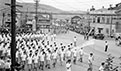 부산지구 제7주년 6.25의 날 기념행사 행진1