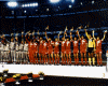 제10회아시아경기대회폐회식전한국대사우디아라비아축구결승전에서우승한한국팀시상