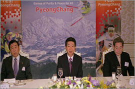 노무현 대통령 평창동계올림픽 유치위원단과 오찬(2003, DET0029398(12-1)) 참고 이미지