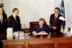 노태우 대통령 유엔 헌장 의무수락 선언서 서명