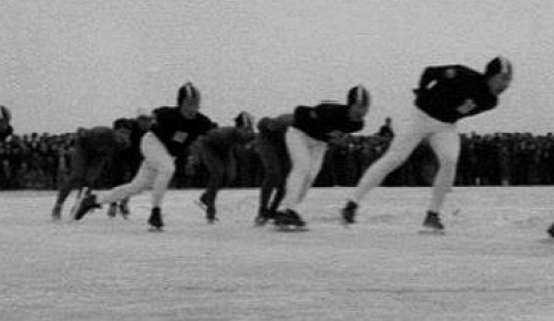 스케이트대회 모습(1956년)