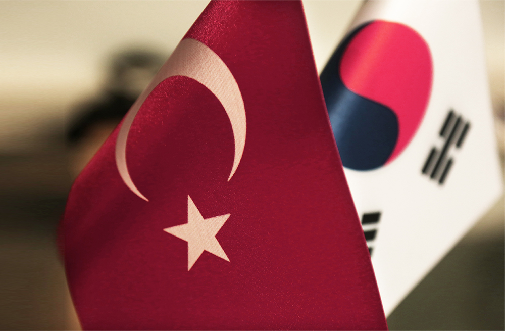 터기와 한국의 국기
