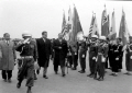 변영태 외무부장관 및 닉슨 미국부통령 방한환영식 참석 의장대 사열