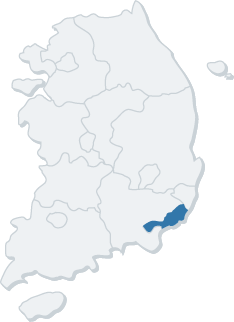 부산 지역 지도