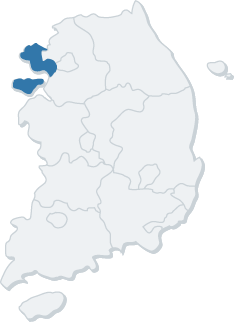 인천 지역 지도
