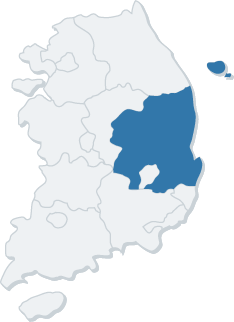경북 지역 지도