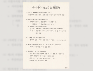 지방자치 변천사