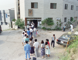 시의원 선거 투표소 풍경