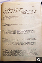 스위스 제네바 국제연맹회의 당시 이승만의 영문 일기(1933년)