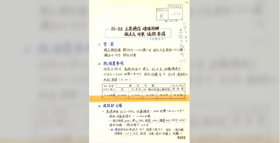 86.88 주요시설 확보 관련 철거민 대책