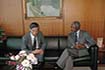 Kofi Annan 사무총장, 이시영 한국대표와 면담