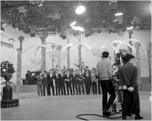 MBC-TV 스튜디오 녹화 모습(1969, 정동)