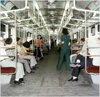 지하철 내부 모습(1976)
