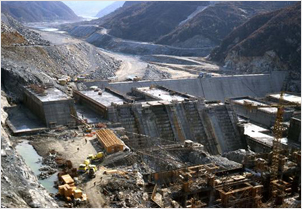 충주댐 공사현장(1984년)
