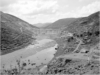 섬진강댐 공사현장(1961년)