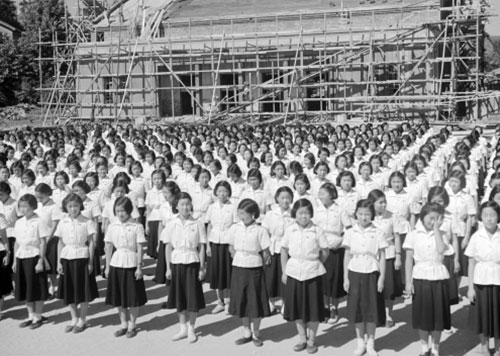 유엔의 새 학교 신축(1954)