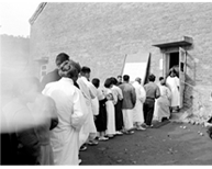 파주군 농민들 헌법 개헌안에 대해 투표하는 광경(1962.12.17) 이미지3