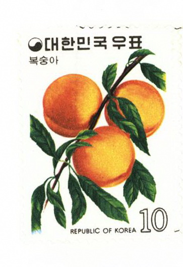 과실 시리즈(10원:복숭아)