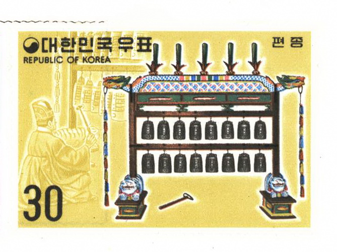 국악 악기 시리즈(30원:편종)