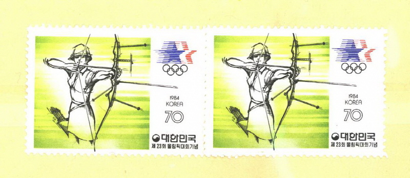 
													 		제23회 올림픽대회 기념(양궁)
													 	  